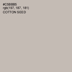 #C5BBB5 - Cotton Seed Color Image